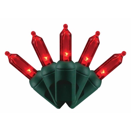 Celebrations Celebrations Platinum LED T5 Red 50 ct String Christmas Lights 25 ft. T550RD6A